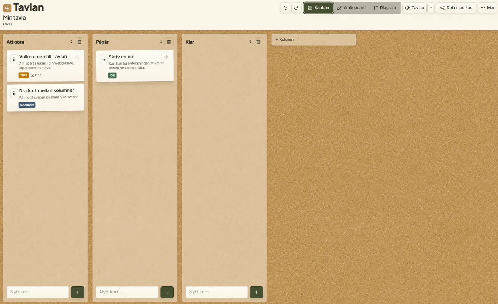Screenshot of Tavlan