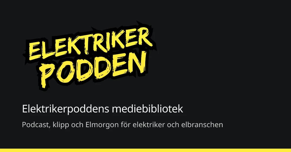 Screenshot of Welcome to Elektrikerpodden Play – all our episodes in one place