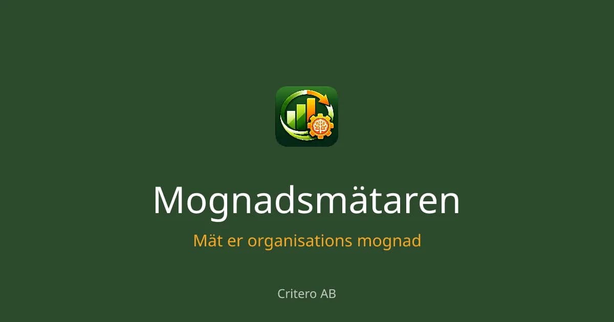 Screenshot of Mognadsmätaren | Critero Consulting