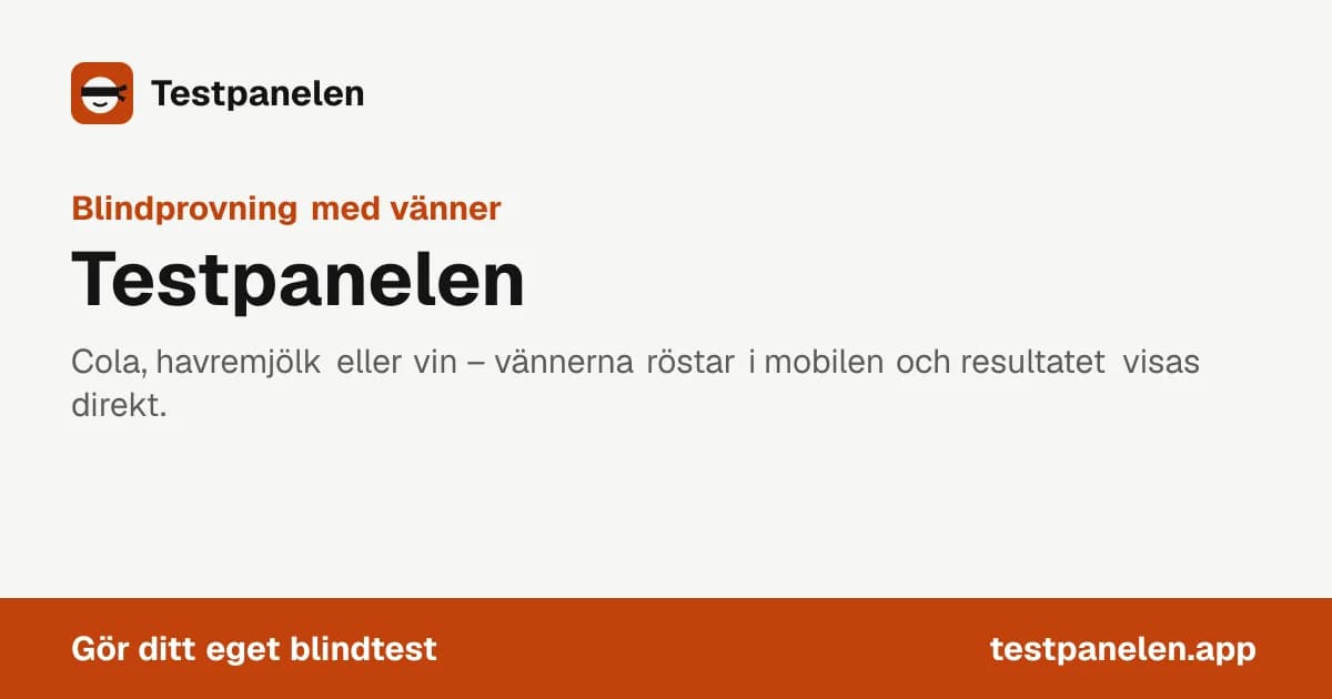 Screenshot of Testpanelen