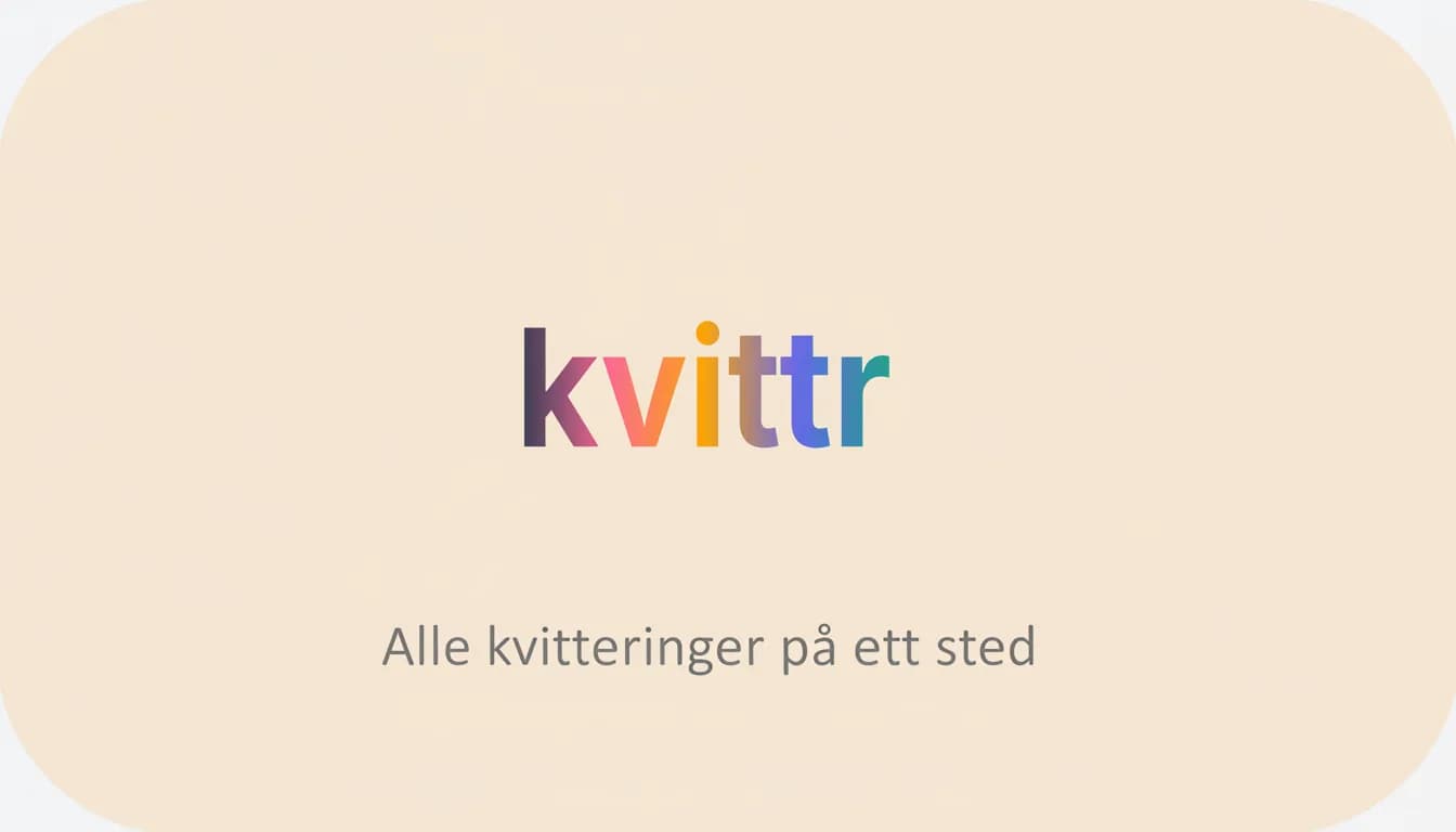 Screenshot of Kvittr – every receipt stored in one place (free app)
