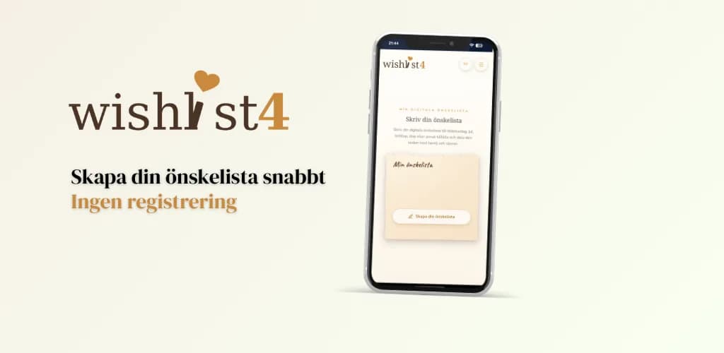Screenshot of Wishlist4 - önskelista utan konto