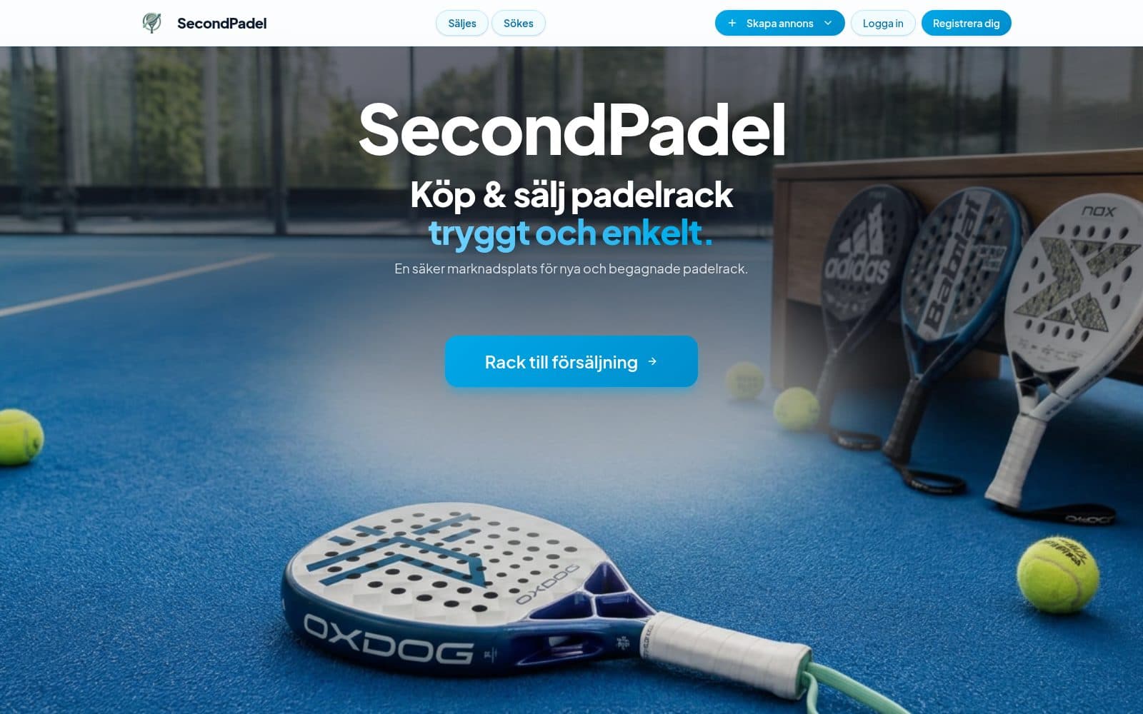 Screenshot of SecondPadel