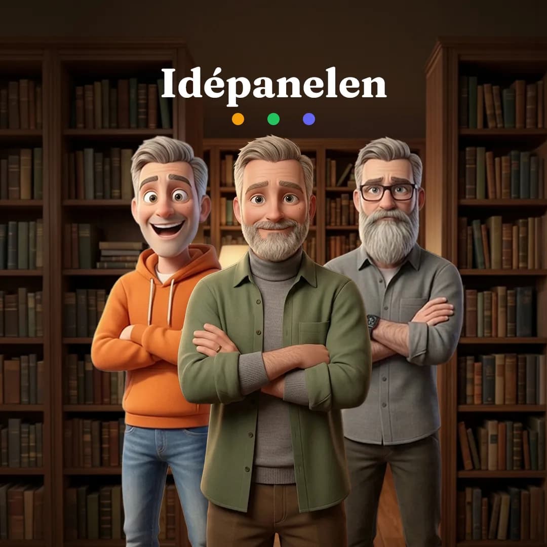 Screenshot of Idépanelen – Three voices. One question. More perspectives.