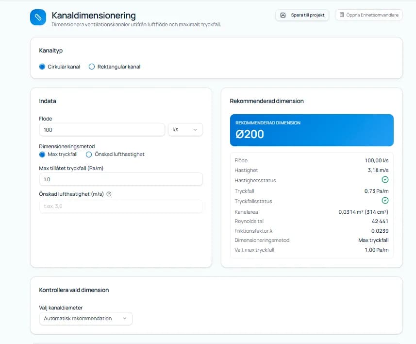 Screenshot 5 of HVAC sizing – calculate heating, ventilation and tap water