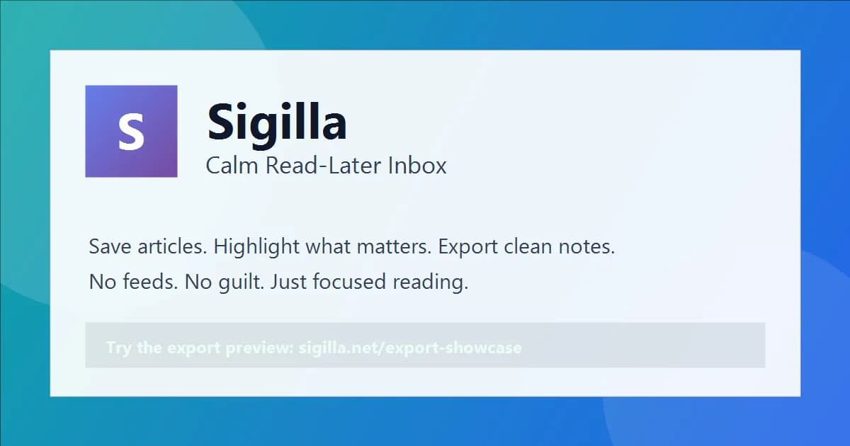 Screenshot of Sigilla | Source Library for Serious Readers