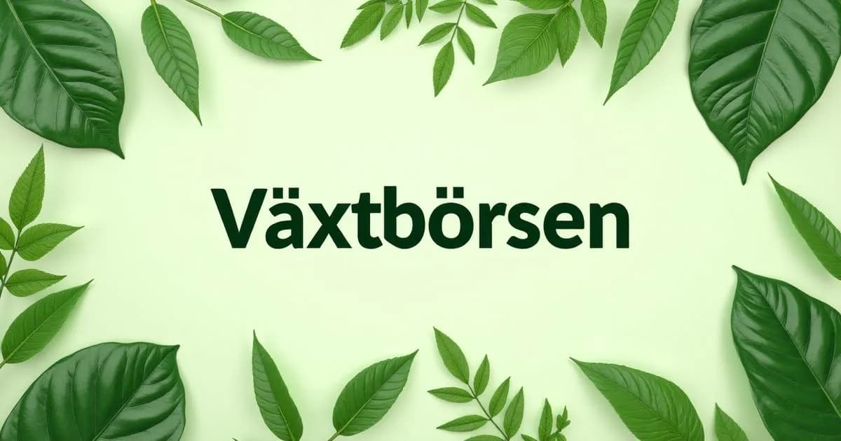 Screenshot of Växtbörsen - swap, buy and sell plants with fellow enthusiasts