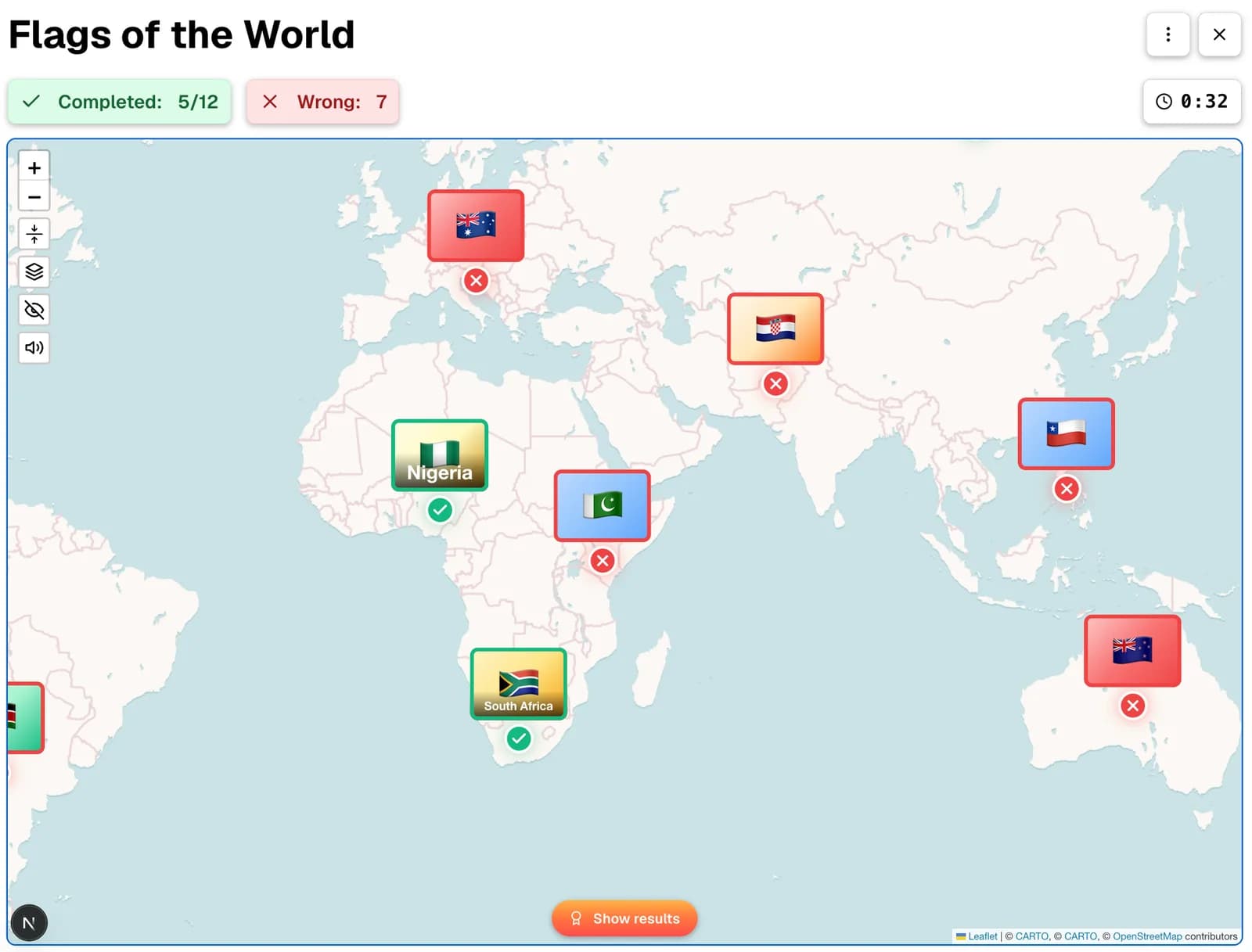 Screenshot of MapMatch