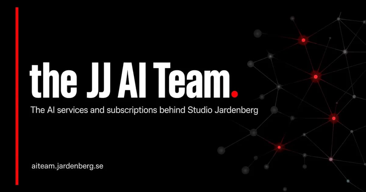 Skärmdump av The JJ AI Team