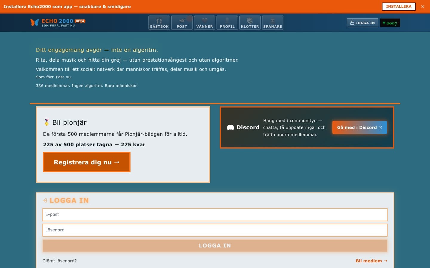 Screenshot of Echo2000