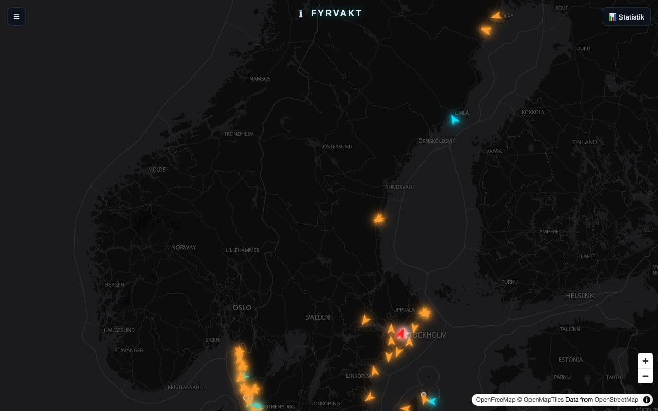 Screenshot of Fyrvakt
