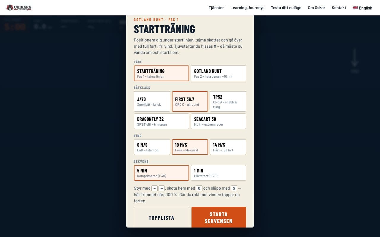Screenshot of Gotland Runt – sailing game