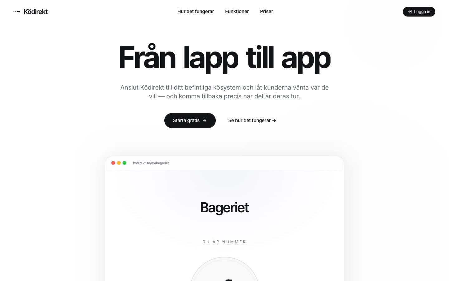 Screenshot of Ködirekt