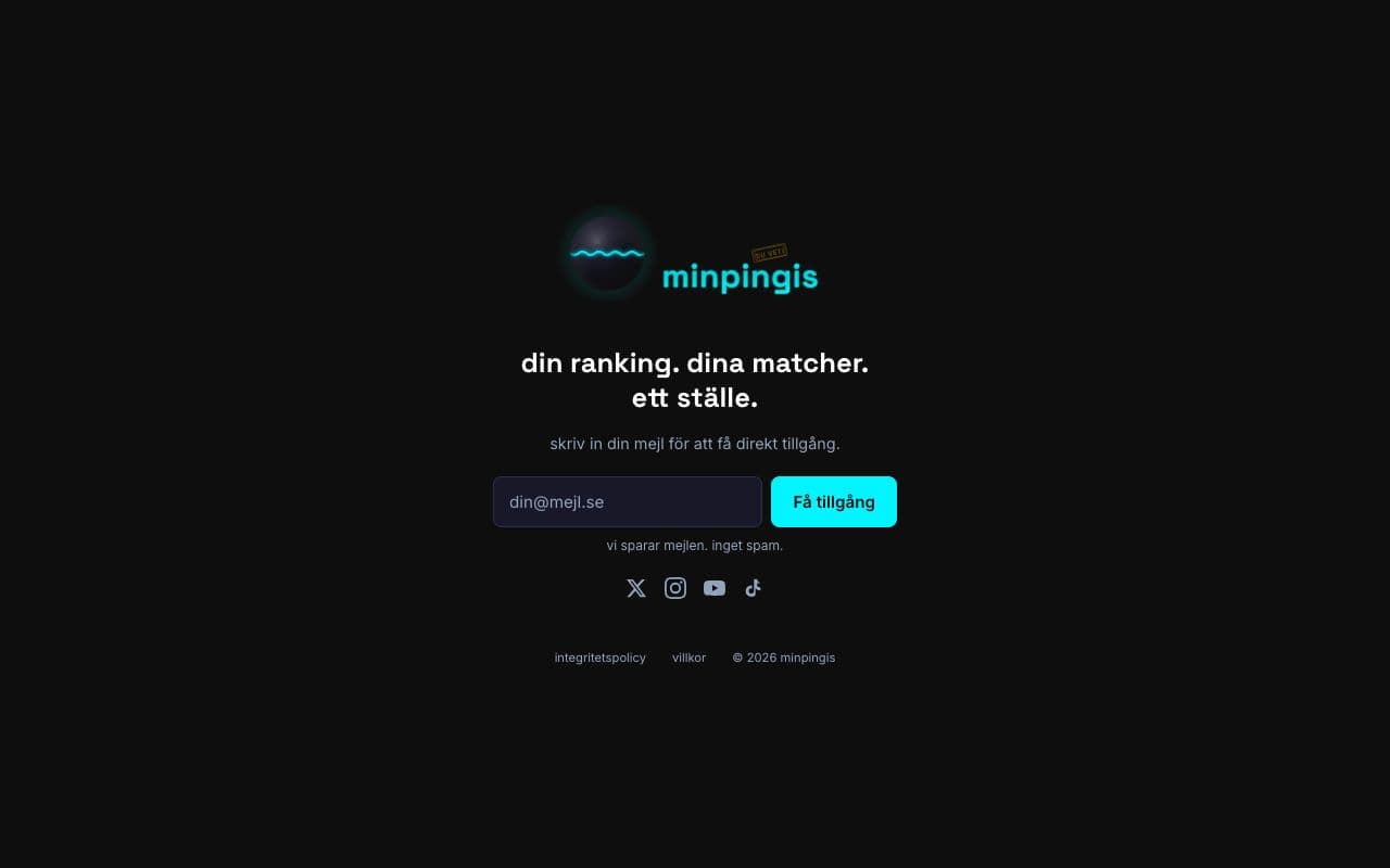 Screenshot of Minpingis