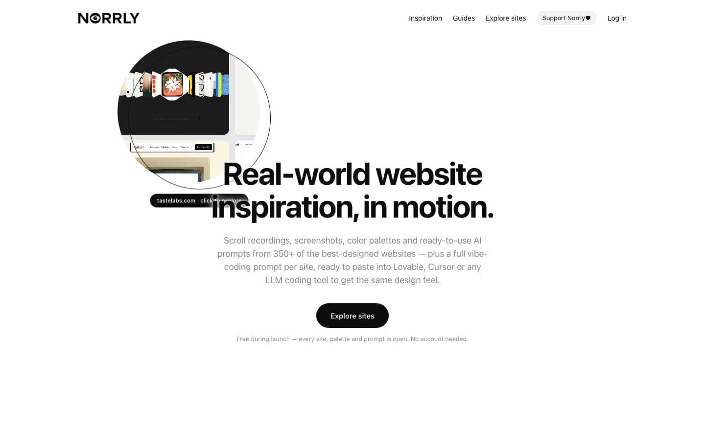 Screenshot of Norrly