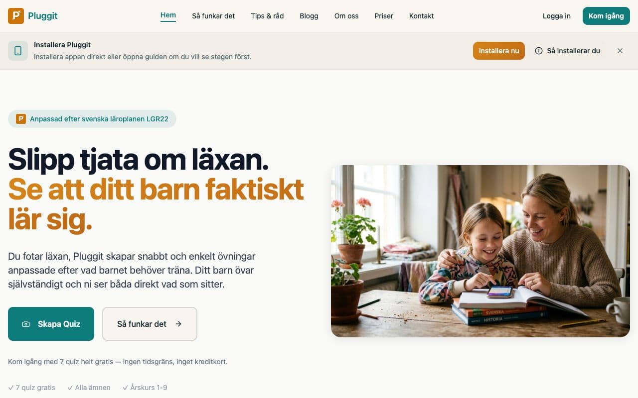 Screenshot of Pluggit
