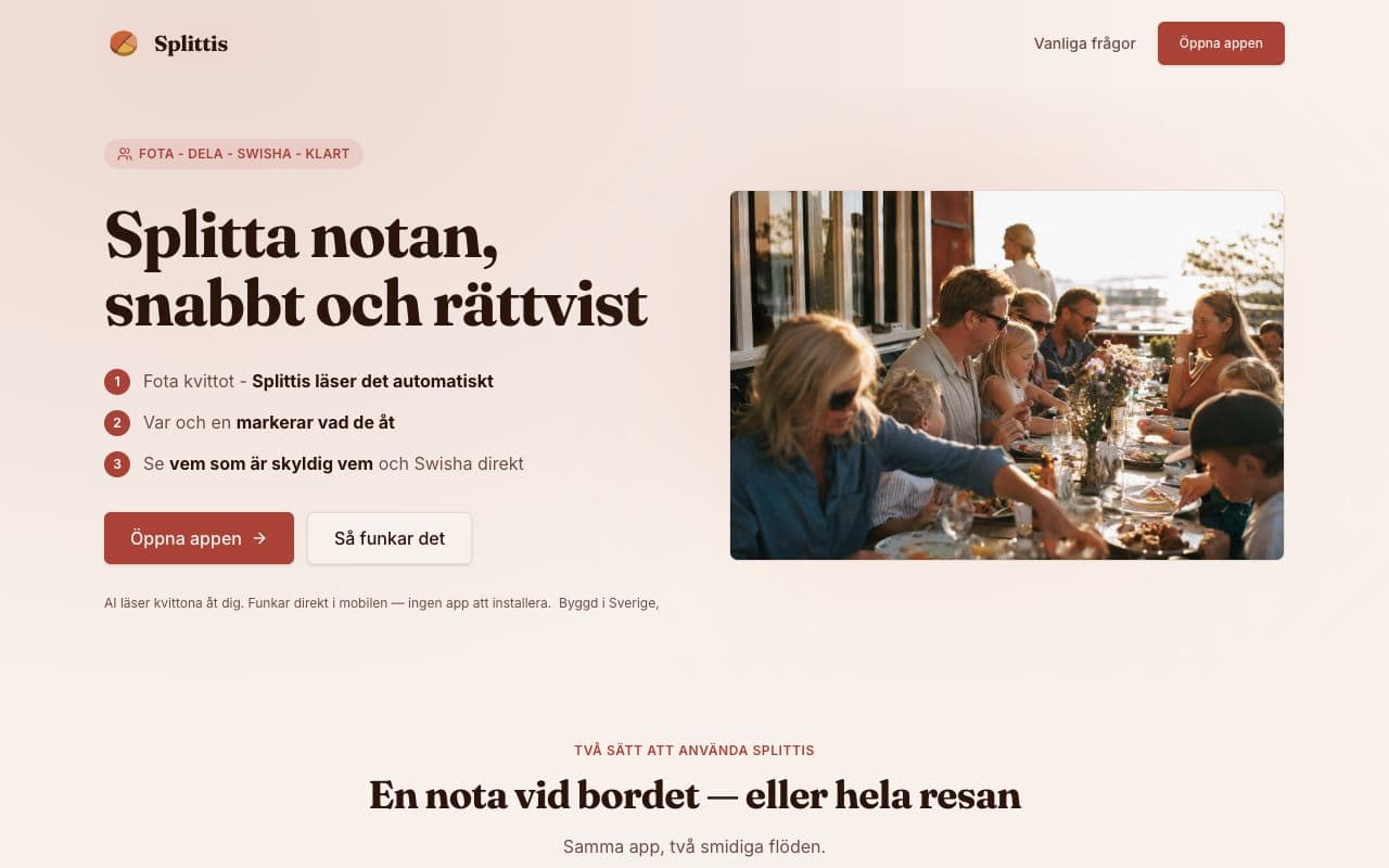 Screenshot of Splittis