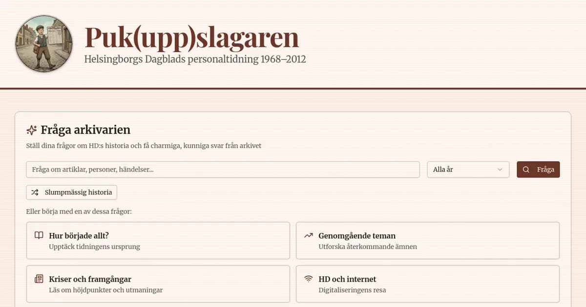 Skärmdump av Puk(upp)slagaren