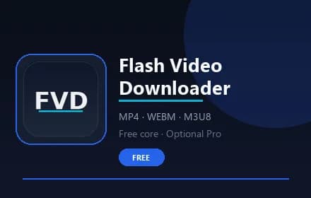 Screenshot of Flash Video Downloader